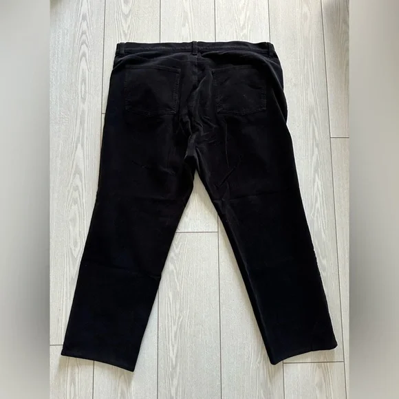 Eileen Fisher Black Wide-Leg Corduroy Trousers size 1x - Picture 6 of 9